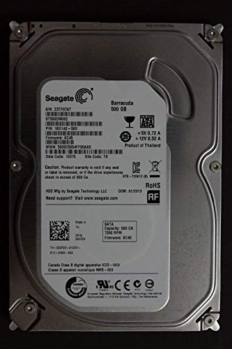 Seagate TDSOURCING  Barracuda ST500DM002 Hard disk interno da 500 GB, 3,5", SATA, 7200 rpm, buffer da 16 MB