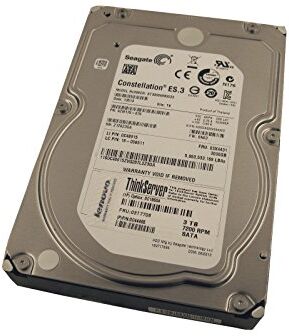 Seagate ES.3 ST3000NM0033 HDD, 3TB, Nero