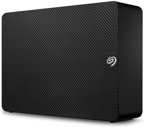 Seagate Expansion Desktop, 4TB, Hard Disk Esterno, HDD, 3.5", USB 3.0, PC & Notebook, 2 Anni Rescue Services (STKP4000402)