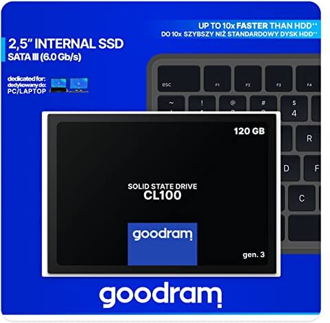 Goodram CL100 gen.3 2.5 120 GB Serial ATA III 3D TLC NAND