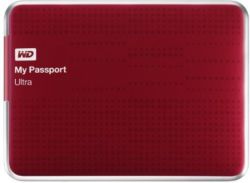 Western Digital 1TB My Passport Ultra USB 3.0 disco rigido esterno 1000 GB Rosso