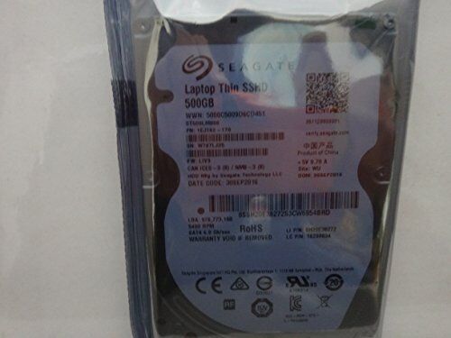 Seagate ST500LM000 500 GB Disco rigido ibrido interno da 2,5 Capacit¨¤ della cache SSD da 8 GB SATA 5400 rpm Buffer da 64 MB