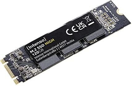 Intenso M.2 SSD interno SATA III High, 120 GB, 520 MB/s