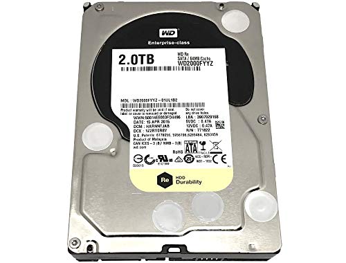 Western Digital Re Enterprise hard drive: 8,9 cm, 7200 rpm, SATA III, 64 MB Cache (Certified Refurbished) 2 TB