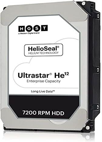 HGST Ultrastar He12 (12TB) 3,5" 7200rpm SATA 6Gb/s 256MB Data Buffer Hard Drive (interno) SATA Modello Secure Erase (solo sovrascrittura) (ricondizionato)