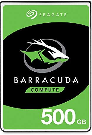 Seagate Barracuda 500 GB, HDD, SATA, 6 Gb/s 5400 giri al minuto, 6,4 cm, 7 mm, 128 MB Cache BLK