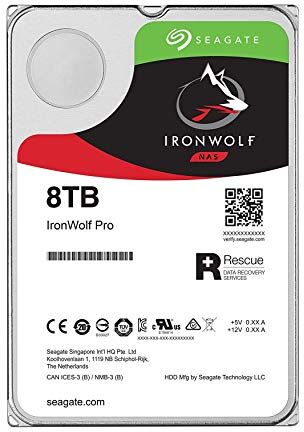 Seagate IronWolf Pro ST8000NE001 disco rigido 3.5" 8000 GB Serial ATA III