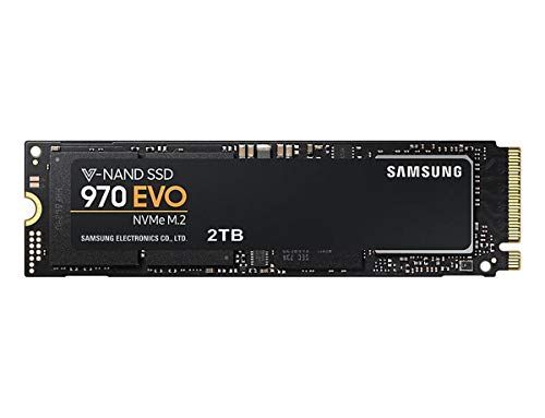 Samsung Memorie MZ-V7E2T0 970 EVO SSD Interno da 2 TB, Pcle NVMe M.2