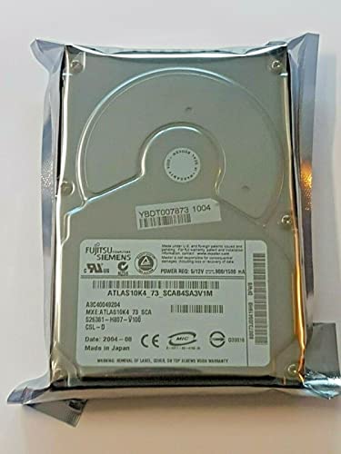 Fuj Hard disk interno da 73 GB itsu A3C40049204 S26361-H807-V100 Atlas 10K4 U320 SCSI 80pin 3.5