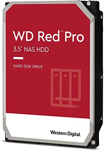 Western Digital Red Pro NAS 3.5" Disco Rigido Interno Classe 7.200 RPM, SATA 6 GB/S, CMR, Cache 256 MB, 6 TB