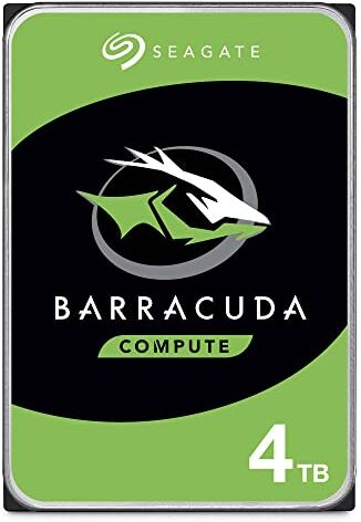 Seagate DESKTOP BARRACUDA 5400 4TB HDD 5400RPM SATA SERIAL ATA 6GB/S NCQ 256MB CACHE 89CM 3.5INCH BLK SINGLE PACK