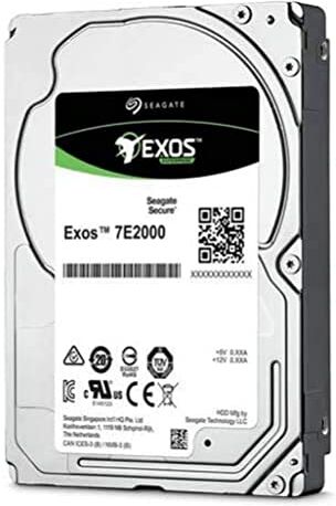 Seagate Exos 7E2000 ST1000NX0423 Hard Disk da 1 TB, interno da 2,5" SFF SATA 6Gb/s NL 7200 rpm 128 MB