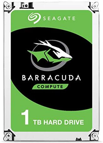 Seagate ST1000DM010 HDD da 1 TB, 64 MB Sata III da 3.5 pollici, Grigio (Ricondizionato)