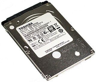 Toshiba Int 320 GB 2,5" 7 mm 7200 giri/min.