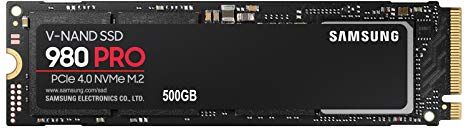 Samsung 980 PRO 500GB Interne M.2 PCIe NVMe SSD 2280 Retail MZ-V8P500BW