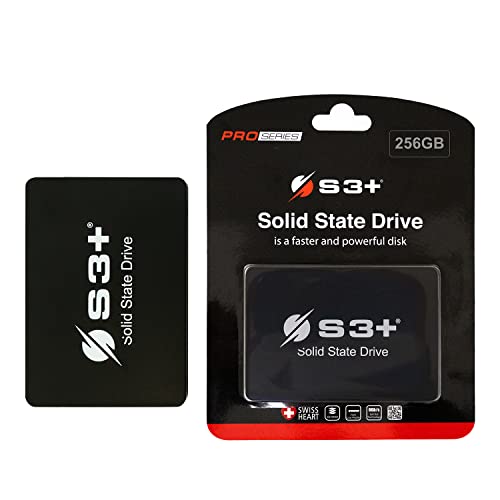 S3+ Full Capacity SSD 256 GB SATA III Serie PRO   Solid State Disk Interno SSD 2.5’’ da 6GBit/s   Disco allo Stato Solido Interno SATA per PC e Portatili da Casa e Ufficio   Lettura fino a 550 MB/s