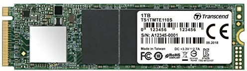 Transcend MTE220S SSD M.2 PCIe Gen3 x4 NVMe 1TB con DRAM cache TS1TMTE220S