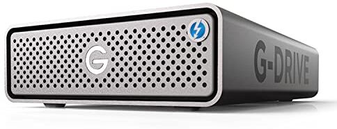 Western Digital SanDisk Professional 4TB, G-DRIVE PRO, disco rigido desktop di classe Enterprise, Thunderbolt 3 (20 Gbps), USB-C (5 Gbps), disco rigido interno 7.200 RPM Ultrastar