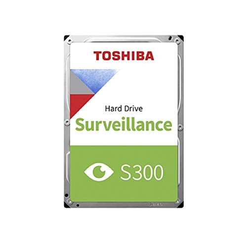 Toshiba 1TB S300 Surveillance HDD 3.5' SATA Internal Hard Drive Supports up to 64 HD cameras at a 180TB/Year workload (HDWT720UZSVA)