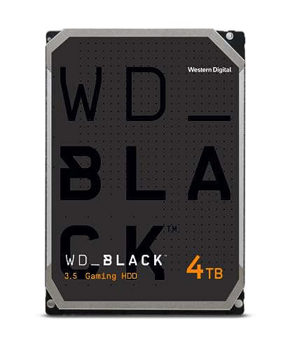 Western Digital BLACK 4 TB Prestazioni 3,5" Disco rigido interno Classe 7.200 RPM, SATA 6 Gb/s, cache 256 MB