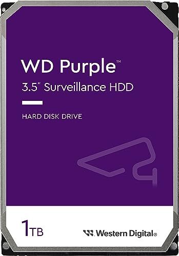 Western Digital Purple 1TB SATA 6Gb/s HDD 8,89 cm 3,5" interno 64MB Cache