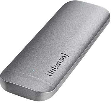 Intenso Externe SSD Business, 500GB, Portable Solid State Drive, USB 3.1 Gen.1 Super Speed 5 Gbps (Type C), Anthracite, 500 GB