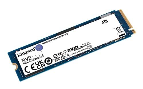 Kingston NV2 NVMe PCIe 4.0 SSD Interno 4TB M.2 2280 SNV2S/4000G