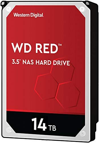 Western Digital Red 14TB 6Gb/s SATA HDD WD Red Nas Hard Drive, 3.5", WD140EFFX (WD Red Nas Hard Drive, 3.5, 14000 GB, 5400 RPM)