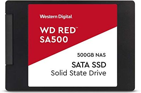 Western Digital Red SA500 NAS SATA SSD S500G1R0A Unità a stato solido 500 GB interna 2,5" SATA 6Gb/s