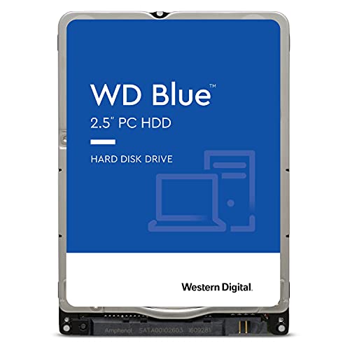 Western Digital Blue 1 TB 2.5 Inch Internal Hard Drive 5400 RPM Class, SATA 6 Gb/s, 128 MB Cache