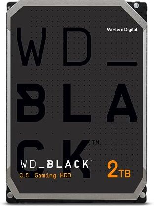 Western Digital BLACK 2 TB Prestazioni 3,5" Disco rigido interno Classe 7.200 RPM, SATA 6 Gb/s, cache 64 MB