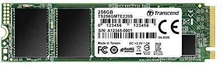 Transcend MTE220S SSD M.2 PCIe Gen3 x4 NVMe 256GB con DRAM cache TS256GMTE220S