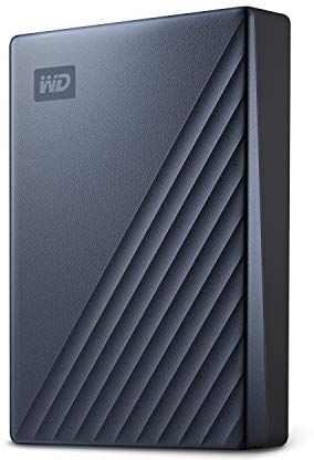 Western Digital 4TB My Passport Ultra HDD portatile USB-C con software per gestione di dispositivi, backup e protezione tramite password funziona con PC, Xbox X, Xbox S, PS4 and PS5 Blu