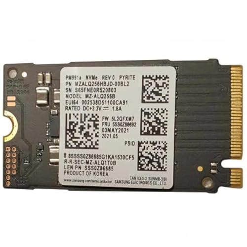 Samsung Sаmsuпg 256GB PCIe NVMe 2242 SSD (PM991A) (OEM)
