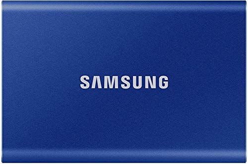 Samsung SSD portatile T7 1 TB USB 3.2 Gen.2 SSD esterno blu indaco