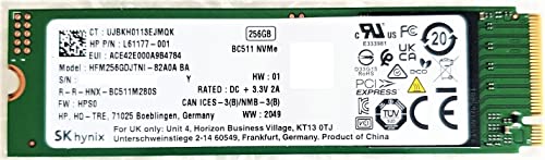 Generic HARD DISK HD SSD 256GB BC511 NVME M.2 PCIe SK HYNIX SKHYNIX HFM256GDJTNI-82A0A BA L61177-001