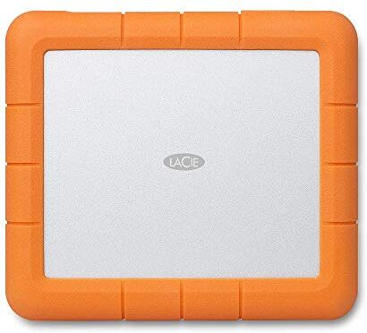 LaCie Rugged RAID Shuttle, 8TB, Hard Disk Esterno Portatile HDD USB-C Compatibile, Drop Shock Polvere Resistente all'Acqua, per Mac e PC, 3 anni Rescue Services (STHT8000800)