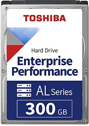 Toshiba AL14SEB030N 300GB 10K 2.5 Pollici SAS 12 Gb/s 10500 RPM 128MB 512n AL14 Enterprise HDD per Dell HP Lenovo Supermicro Server Hard Drive