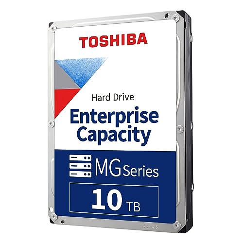 Toshiba 8TB Enterprise Internal Hard Drive – MG Series 3.5' SATA HDD Mainstream server and storage, 24/7 Reliable Operation, Hyperscale and cloud storage (MG08ACA16TE)
