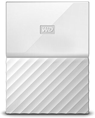 Western Digital 2TB My Passport Hard Disk Esterno Portatile, USB 3.0, Bianco WDBYFT0020BWT-WESN