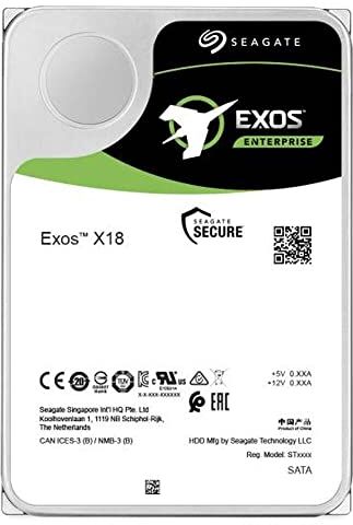 Seagate Dysk Exos X18 12TB 4Kn SATA 3.5 ST12000NM000J