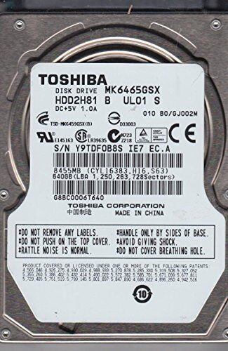 Toshiba 640GB 5400RPM 8MB 9,5MM SATA