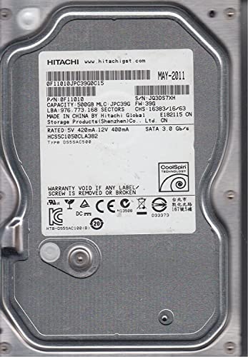 Hitachi Disco Rigido 1To HDS721010KLA330 0A35155 3.5" SATA 3Gb/s 7200RPM 32Mo