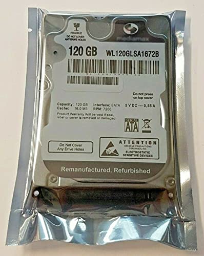 Generic 120 GB SATA WL120GLSA1672B 7200 rpm 16 MB HDD 2.5" disco rigido interno