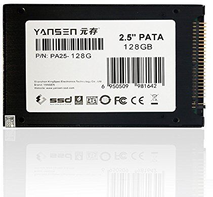 docooler KingSpec PATA(IDE) MLC SSD Unità a Stato Solido Solid State Drive per PC Laptop Notebook, 2,5 pollici (128GB)