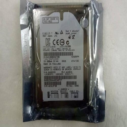 MIDTY HDD per Hgst 80 GB 2.5" IDE 8MB 5400RPM 7MM per HDD Interno per Notebook HDD per HEJ421080G9AT00