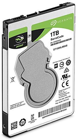 Seagate Barracuda 1 TB HDD SATA 6 GB/s 5400 RPM, 6,4 cm, 2,5, 7 mm bauhã ¶ He 128 MB cache BLK