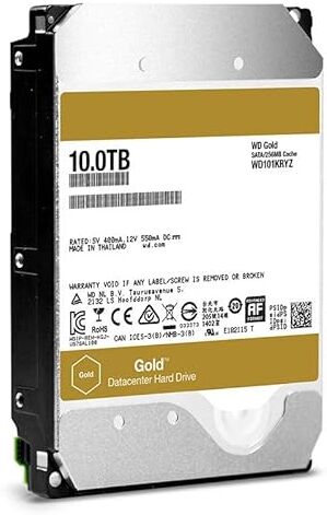 Generic Disco rigido Gold 10TB 3.5" SATA 6Gb/s 256MB 7200rpm per disco rigido interno per unità disco rigido classe enterprise WD101KRYZ