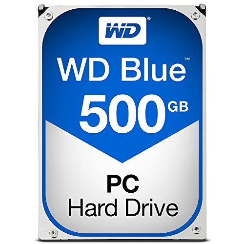 Western Digital WD5000AZRZ Blu Hard Disk Desktop da 500 GB, 5400 RPM, SATA 6 GB/s, 64 MB Cache, 3.5