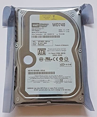 Generic 74 GB SATA WD740GD-00FLA2 10K 8MB HDD 3.5